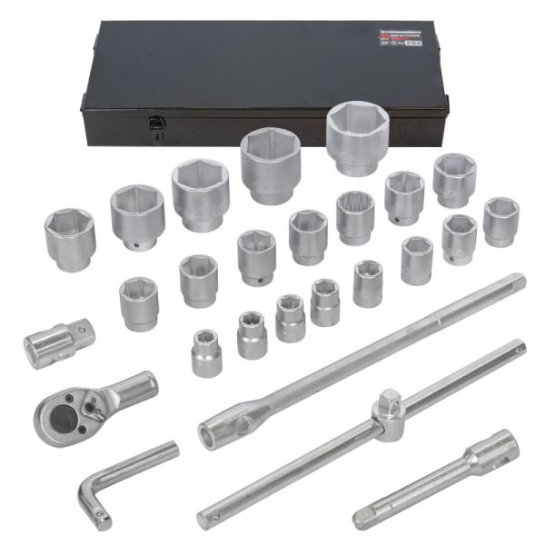 Набор инструментов 3/4 '',26 пр.(6гр.)(17,19,21,22,24,27,30,32,33,34,35,36,(36-12гр),38,41,46,50-3/4 51903 FK-68263-5