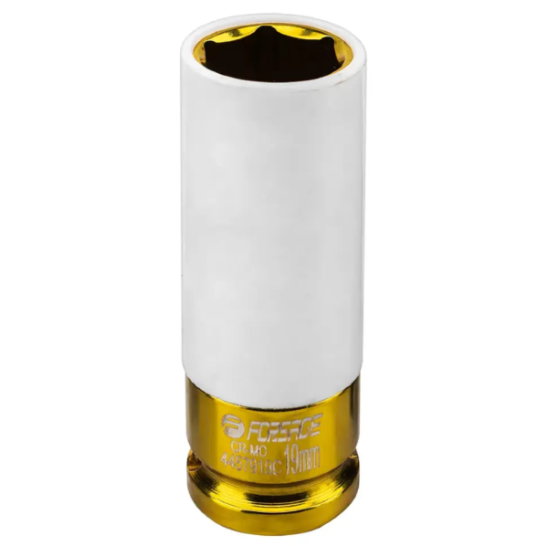 Головка ударная глубокая для литых дисков с защитным кожухом  19мм, 1/2" 61714 F-4457919C