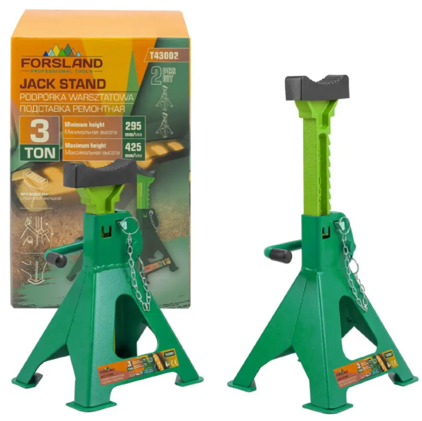 Подставка ремонтная, 3т (набор 2 шт.) 61445 Forsland-T43002