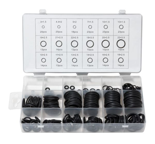 Кольца уплотнительные резиновые маслобензостойкие, 279 предметов 12653       F-776