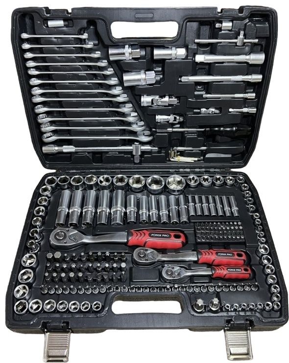 Набор инструментов 216пр. 1/4''3/8''1/2''(6гр.)(4-32мм) FP011 FP-111CGC-216