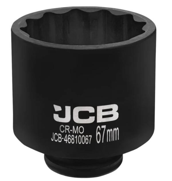 Головка ударная глубокая 67мм (12гр.), 3/4" 61367 JCB-46810067