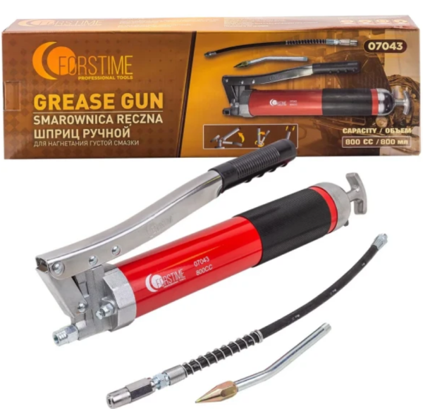 Шприц ручной для нагнетания густой смазки 800мл 63307 FT-07043