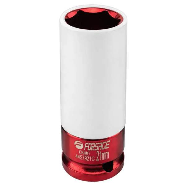 Головка ударная глубокая для литых дисков с защитным кожухом  21мм, 1/2" 61715 F-4457921C