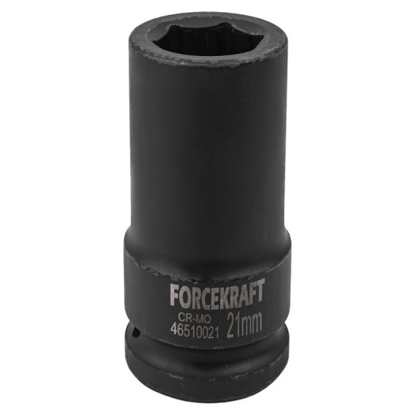 Головка ударная глубокая 3/4", 21мм (6гр.) FORCEKRAFT 19625       FK-46510021