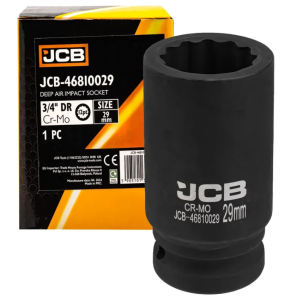 Головка ударная глубокая 3/4", 29мм (12гр.) 60583 JCB-46810029