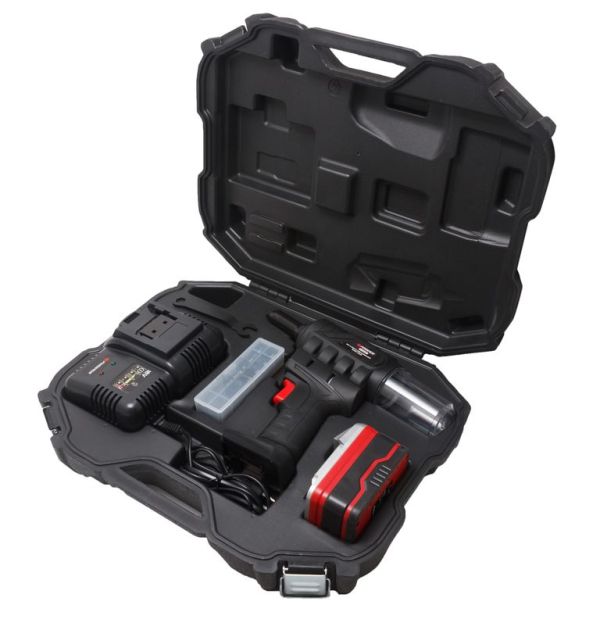 Заклепочник аккумуляторный (18V, 4.0AH, LI-ION, 9000Нм, размеры адаптеров для заклепок-2.4, 3.2, 4.0 14909       F-03066