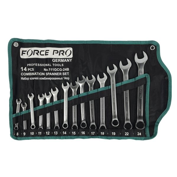 Набор ключей 14 предметов (8-24мм) в полотне FP018 FP8/24