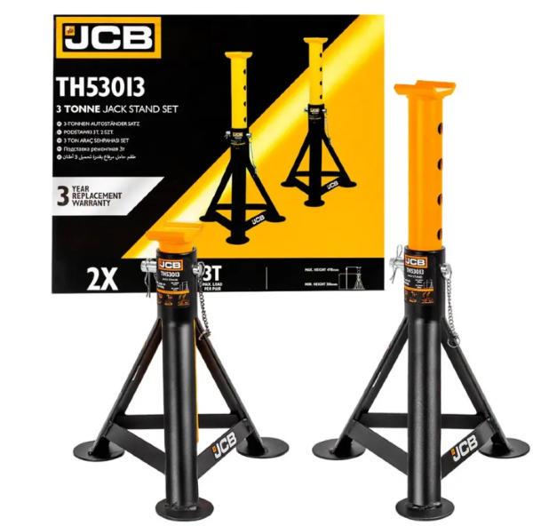 Подставка ремонтная с упорными пятками 3т (h min 310mm, h max 478mm),к-т 2шт 56957 JCB-TH53013