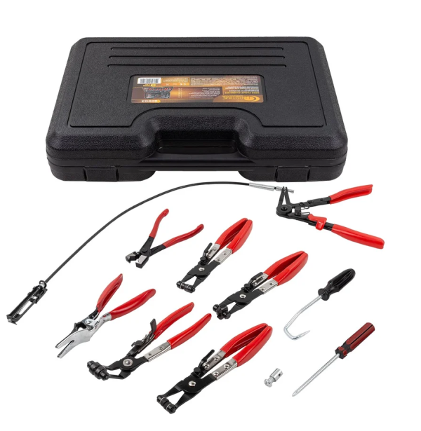 Щипцы для снятия и установки хомутов и шлангов, набор 9пр. 62331 FT-909G3