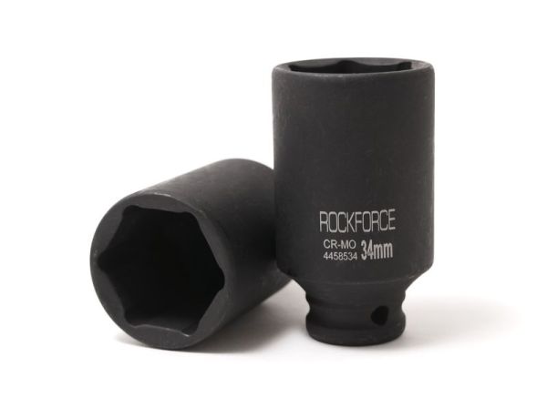 Головка ударная глубокая 38мм 1/2" (6гр.) 27128 RF-4458538