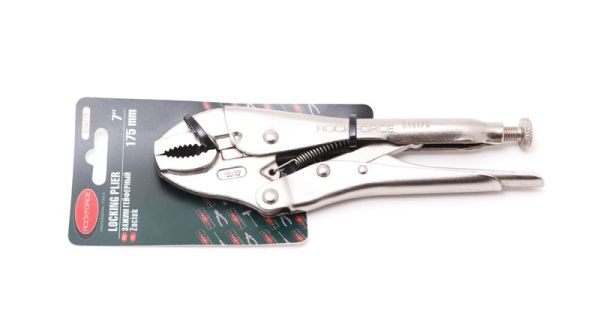 Зажим гейферный с "овальными губками" "Profi" 7"-175мм, в блистере. 11848       RF-614175(614B175)