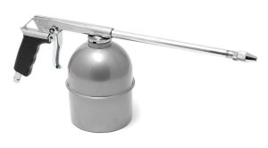 Пневмопистолет для мойки двигателя с бачком(расход воздуха 130 л/мин, емкость бачка 600мл) 16615       RF-2374