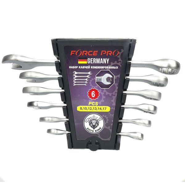 Набор ключей 6 предметов (8,10,12,13,14,17мм) в пластиковом держателе FP020 FP 6 pcs