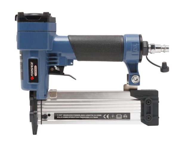 Степлер пневматический в комплекте со сменным бойком (штифт: Ø-0.64мм, L 10-35мм), в кейсе 14952       F-03F0033(F-67638)