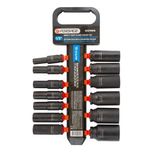 Набор головок ударных глубоких13пр.,1/2''(10, 12-15, 17, 19, 21, 22, 24, 27, 30, 32мм),на пластиков 50480 F-4137MPB