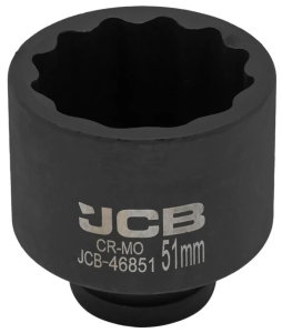 Головка ударная 3/4", 51мм (12гр.) 60609 JCB-46851