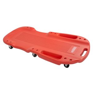 Лежак пластиковый подкатной на 6-ти колесах 52773 F-TRH6808B