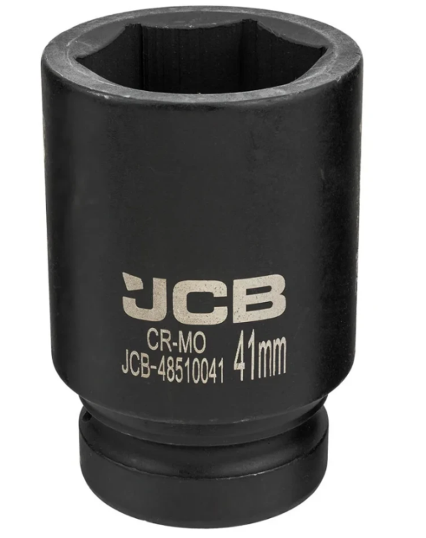 Головка ударная глубокая 41мм 1" (6гр.) 62550 JCB-48510041