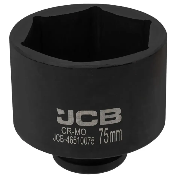 Головка ударная глубокая 3/4", 75мм (6гр.) 60574 JCB-46510075