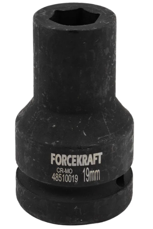 Головка ударная глубокая 1", 19мм (6гр.) 57893 FK-48510019