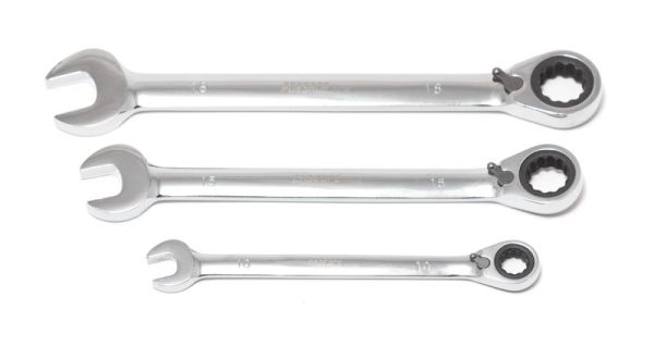 Ключ комбинированный трещоточный с реверсом 18мм 9924        F-75718R