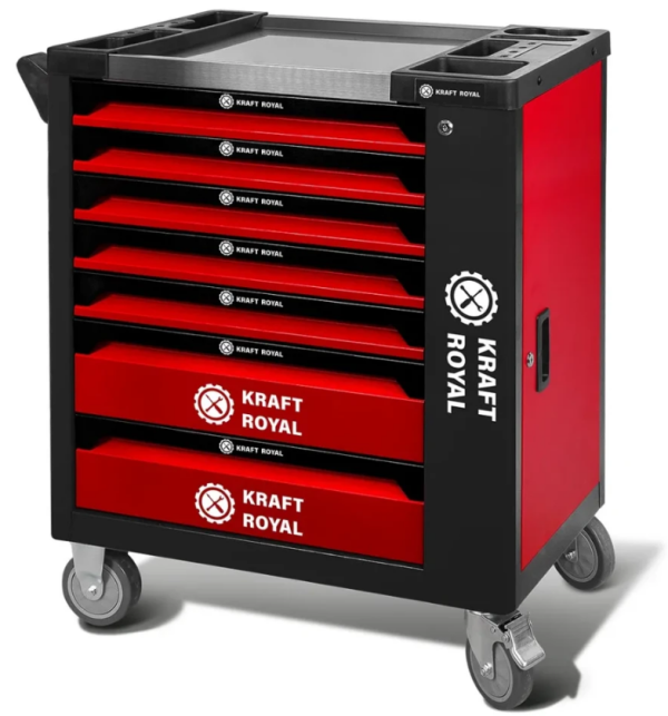 Набор ручных инструментов в стальной тележке ( 250пр. ) 63019 FK-55314