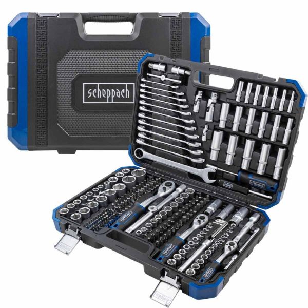 Набор инструментов 216+2пр. 1/4", 3/8", 1/2" (6гр.) (4-32мм) 59300 Sch-38841+2