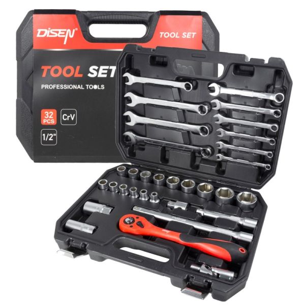 Набор инструментов 32пр.1/2''(6гр.)(8-32мм) 50781 1032