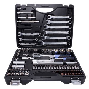 Набор инструментов 82+6 предметов 1/4"1/2"(6гр.)+(головка-бита 1/4" T40 27804       F-4821-5 PREMIUM