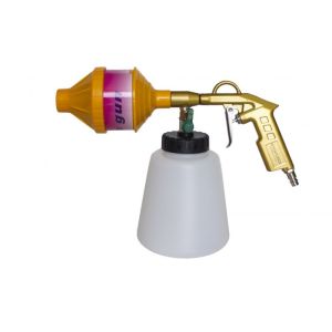 Пистолет пневматический''Tornado'' для химчистки салона а/м с насадкой-пеногенератором (емкость1л,6b 49586 RF-203824