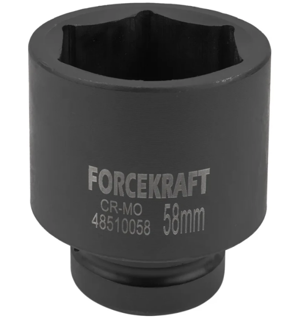 Головка ударная глубокая 1", 58мм (6гр.) 59020 FK-48510058