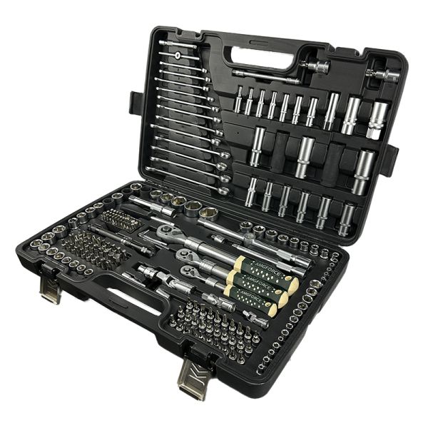 Набор инструментов 216пр. 1/4''3/8''1/2''(6гр.)(4-32мм) + телескоп трещотка AMG005 AMG-216L775