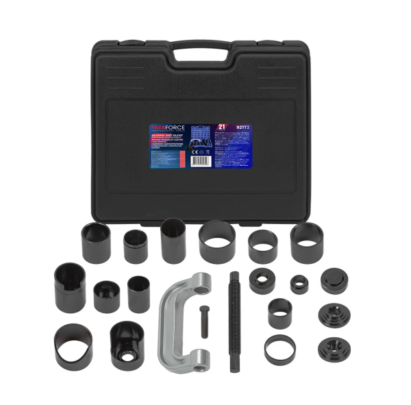 Съемник сайлентблоков и подшипников с комплектом оправок, набор 21пр. 61319 YF-921T2