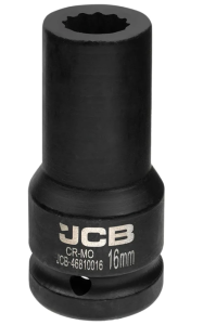 Головка ударная глубокая 16мм (12гр.), 3/4" 61055 JCB-46810016