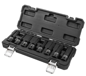 Набор головок-бит 6-гранных ударных 8пр.,1/2"(H5, H6, H8, H10, H12, H14, H17, H19), в пласт.кейсе 61063 JCB-4087MPB