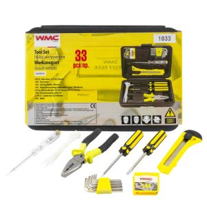 Набор инструментов 33пр.,в кейсе 50000 WMC-1033