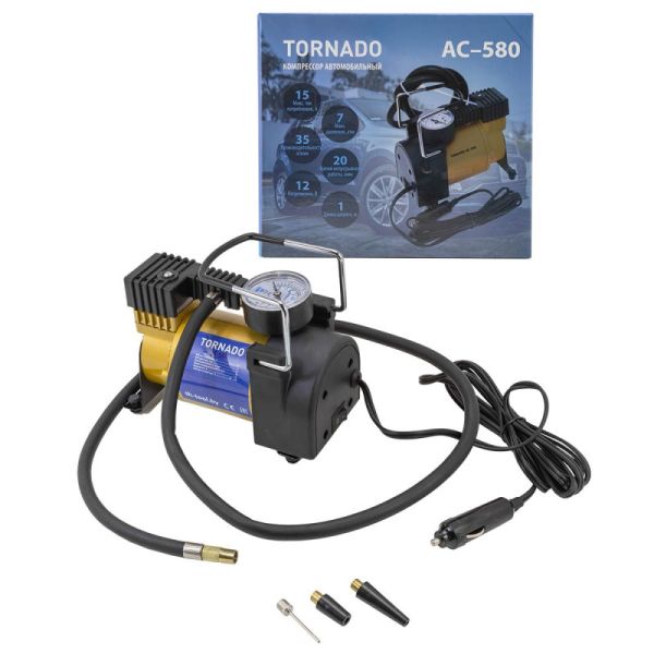 Компрессор поршневой автомобильный "" 14A 12V .KING 33525       AC-580