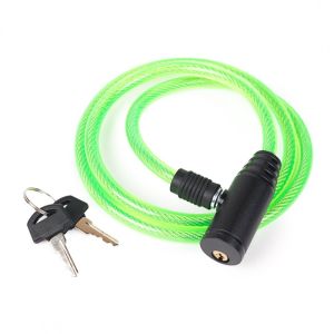 Замок велосипедный(Ø троса-8мм,L троса-1000мм, 2 ключа) 49993 P015K