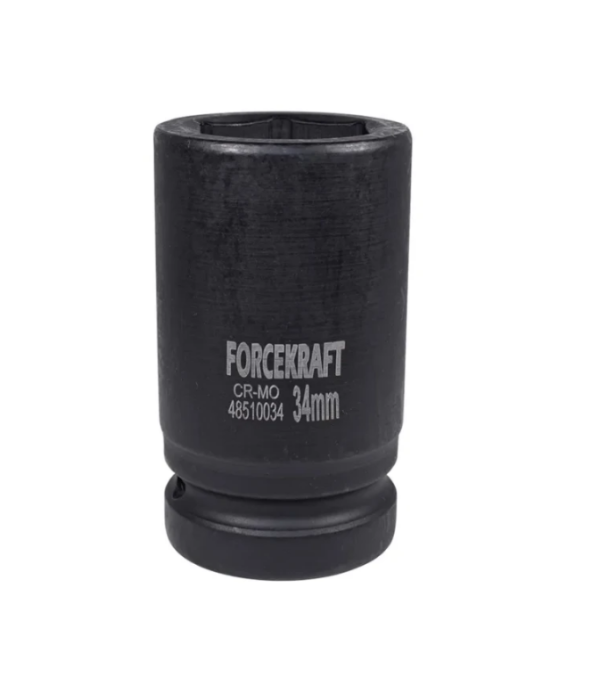 Головка ударная глубокая 1'', 34мм (6гр.) 51133 FK-48510034