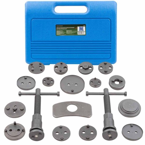 Набор для обслуживания тормозных цилиндров 18 предметов (право/левосторнний привод) в кейсе 16991       RF-65805