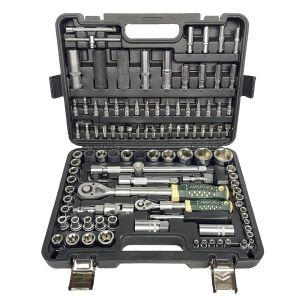 Набор инструментов 108 предметов 1/4",1/2" (6гр.)(4-32мм) + телескоп трещотка AMG003 AMG-108L775