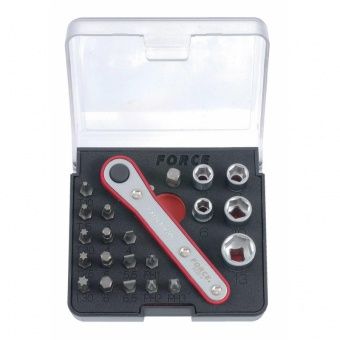 Набор инструмента (22пр.) 1/4" с 6-ти гран. головками