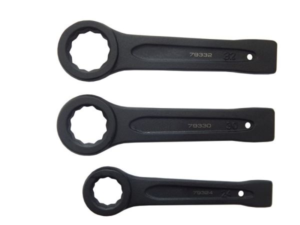 Ключ накидной ударный односторонний 75мм FORCEKRAFT 26856       FK-79375