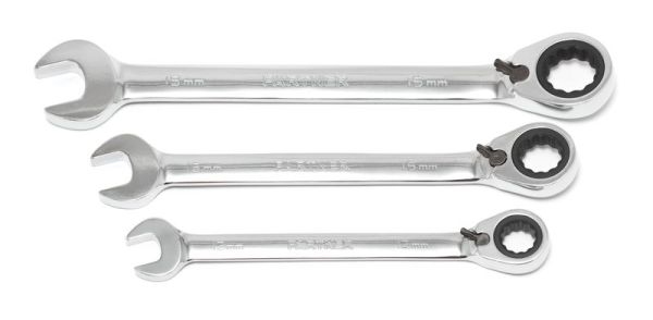 Ключ комбинированный трещоточный с реверсом 16мм 6457        PA-3016R