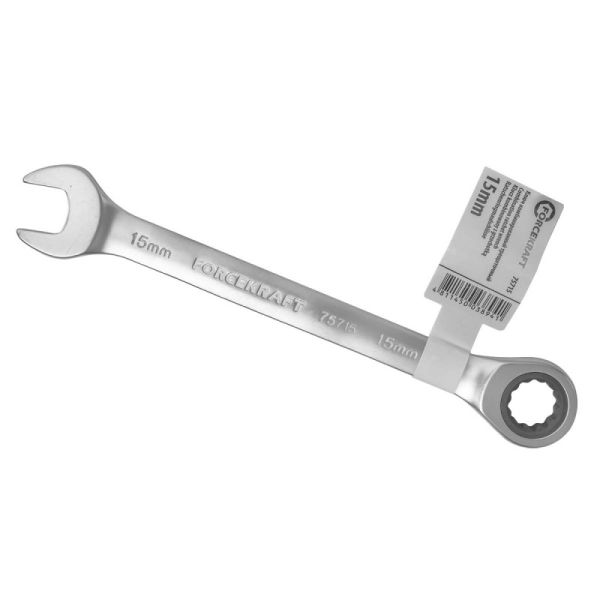 Ключ комбинированный трещоточный 15мм 51807 FK-75715