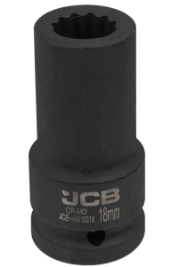 Головка ударная глубокая 3/4", 18мм (12гр.) 59825 JCB-46810018