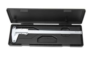 Штангенциркуль (0-125мм, 0.02мм; внутр. Ø, наруж. Ø + глубиномер), в пластиковом футляре 18236       RF-5096P