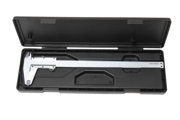 Штангенциркуль (0-125мм, 0.02мм; внутр. Ø, наруж. Ø + глубиномер), в пластиковом футляре 18236       RF-5096P