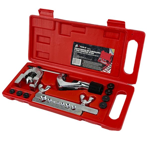 Приспособление для развальцовки и резки тормозных трубок 10 предметов (дюймовый) A1-PQ502 PQ502